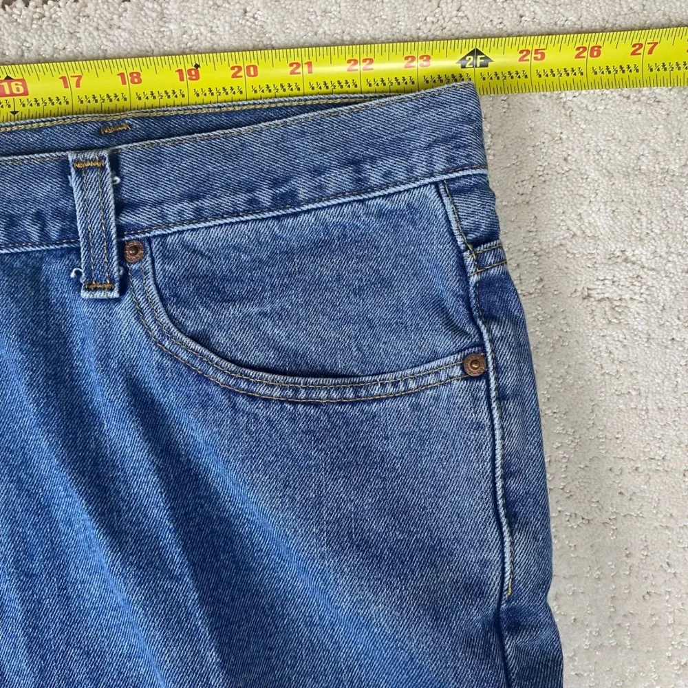 Levi's 550 Jeans Mens 48x29 Big & Tall Blue Relaxed Fit 100% Cotton Denim